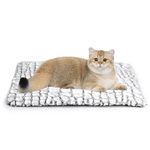 Petace Cat Self-heating Pad 60 x 45 cm, Pet Self-Warming Bed, Electric-Free Heating Mat for Dogs, Heated Dog Blanket Machine Washable