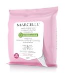 Marcelle Biodegradable and Recyclable Hydrating Makeup Cleansing Cloths, Dry Skin, Hypoallergenic, Fragrance-Free, Cruelty-Free, Paraben-Free, Oil-Free, Non-Comedogenic, Vegan, 25 Cloths