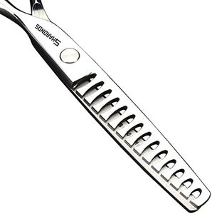 Barber hair scissors, Axemoore professional haircut Cutting Scissors/Shears set- 6", made of Japanese stainless steel, especially (6 in- tooth-D)