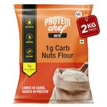 Lo! Foods - Keto Flour (2 Kg), No SOYA, 1g Net Carb Per Roti, Extremely Low Carb Atta, Lab Tested Food Products for Keto Smart Diet