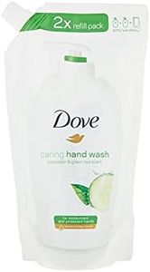 Dove, Nourishing Hand Wash Lotion Cucumber and Green Tea with 14 Moisturising Cream ml Refill Pack, 500 g