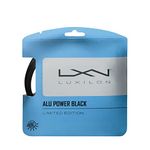 WILSON Luxilon ALU Power Tennis String, Polyester, 17, Diameter: 1.25 mm, Black, 12.2 m