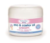 Cotton Tree Zinc And Castor Oil Cream For Nappy Rash, White