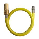 CATERHOSE Commercial Catering Yellow Gas Hose Flex 3/4 1.5 METRE 1500MM Long