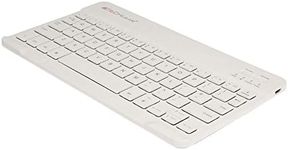 TECHGEAR [Active Strike (M) Slim Line Bluetooth Wireless UK QWERTY Keyboard, Compatible with Apple iPad Mini (Mini 6 2021 6th generation, Mini 4, Mini 3, Mini 2, Mini) (+ Keyboard Carry Case)