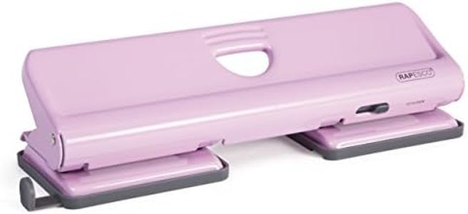 Rapesco 1347 720 4-Hole Metal Punch, 22 Sheet Capacity, Candy Pink
