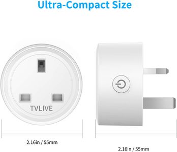 Smart Plug 4-Pack – Alexa Compatible, UK WiFi Outlet