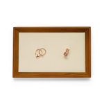 Oirlv Wooden Jewellery Tray Jewellery Display Tray for Jewellery Organiser and Display
