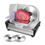 FOHERE 200W Meat Slicer for Home Us