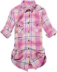 Match Womens Button Down Flannel Plaid Shirts roll up Long Sleeve Shackets Business Blouse Top (X-Large, 2022 Check#2)