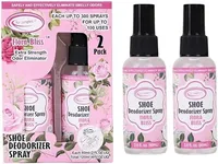 Air Jungles Shoe Deodorizer Spray, Shoe Odor Eliminator, Shoe Smell Eliminator Flora Bliss Scent for Sneaker, Boot and Locker, Gym Bag Deodorizer, Shoe Freshener for Stinky Shoes