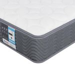 Yaheetech Single Mattress 3ft Pocket Sprung and Memory Foam Mattress, Medium Firm, Gray 90x190x20cm