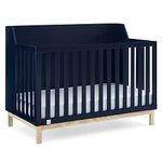 GAP babyGap Oxford 6-in-1 Convertible Crib - Greenguard Gold Certified, Navy/Natural, 1 Unit