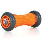 Tiger Footsie Foot Massage Roller Tool, Stretch Sore Foot Muscles, Relieve Plantar Fasciitis, Increase Circulation, and Soothe Cramping