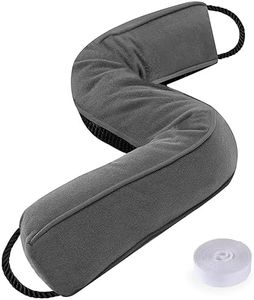 Sunolga Door Draft Stopper Blocks Hot and Cold Air with Removable Washable Cover for Bottom of Door, All-Season Seal for Noise, Light, Door Sweep for Gaps Up to 3", Home Essentials, 84", Gray