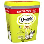 Dreamies Cat Treats, Tasty Snacks with Delicious Tuna Flavour, Pack of 2 (2 x 350 g)