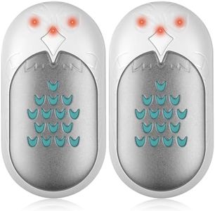 Makino Hand Warmers Rechargeable 2 Pack 20Hrs Long Heating 6000mah Electric Portable Pockets Handwarmers Reusable USB Heater Therapy for Outdoor Camping Hunting Golf Raynauds Women Men (White)