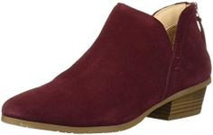 Kenneth Cole REACTION Women's Side Way Low Heel Ankle Bootie, Burgandy, 5.5 M US