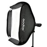 Godox 40 x 40cm Softbox Diffuser with S-type Bracket Bowens Holder for Speedlite Flash Light