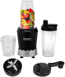 Balzano 1100W Ultra-Speed Bullet Mixer Grinder (Italian Design & Engineering) Blender for Smoothie and Juices, Juicer Mixer Grinder, Blender for Kitchen, Surgical Grade Stainless Steel Blades