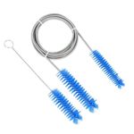 Yitaocity Universal CPAP Tube and Mask Cleaning Brush - Stainless Steel Cleaner for Hoses Wire Bristle Solution Portable, Flexible To Easily Clean Standard Tubing Kit (Blue), YT-70XC