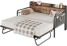 LIKIMIO Twin Daybed with Trundle Be