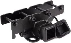 Telakeni 2 Inch Rear Bumper Tow Trailer Hitch Receiver Kit Compatible for 2018-2024 Jeep Wrangler JL/JLU 2 Door & 4 Door, 2007-2018 JK Models