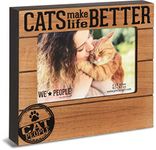 We People Pavilion Gift Company 67266 Cats Make Life Better 4x6 Picture Frame