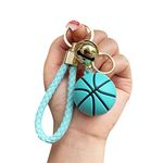 HSYHERE Men Women Fashion Cool Stylish Mini Basketball Lightweight Key Chain Key Ring Keychain Key-ring Pendant, Green, S