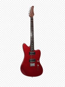 KGD Jazzmaster Mahogany Solid Body Electric Guitar,Roasted Maple Neck and Rosewood fingerboard,Bone Nut,6-String H-H Guitar,Professional/Full Size/Electric Guitars for Adults