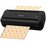 SToK (ST-LA4M) Compact Laminating Machine - Ideal for Students' Projects, Photos, ID Cards, and More | 9-Inch Black Laminator (1 Year Offsite Warranty)