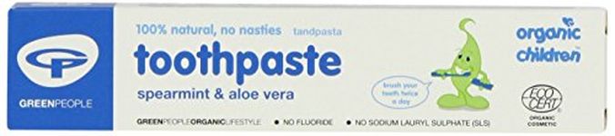 Green People Organic Children Spearmint & Aloe Vera Toothpaste Pack of 3