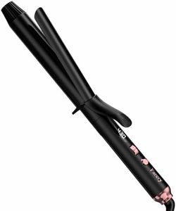 FARERY Long Barrel Curling Iron 1 1/4 inch, 1.25 Inch Curling Iron for Long Hair, Ceramic Curling Iron Infused Argan Oil & Keratin, Lasting Styling, 11 Adjustable Temp, Include Clips & Silicone Pad