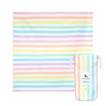 Dock & Bay Picnic Blanket - Quick Dry & Water Resistant - 100% Recycled Materials - Large (66x66) - Summer - Unicorn Waves