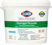 Clorox Healthcare Hydrogen Peroxide Wipes Bucket, 185 Count (Package May Vary)