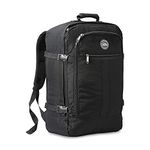 Cabin Max Metz Backpack for Men and Women Flight Approved Carry On Luggage Bag Massive 44 Litre Travel Hand Luggage 22x14x9 - Perfectly Sized for Southwest Airlines and Many More!