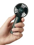 brrf Pocket Fan (Upto 12 Hours Running On Single Charge) Mini Fan, Inbuilt Battery 2000 Mah Handheld Fan, Personal Fan, 3 Speeds, Usb Rechargeable, Carry It Anywhere (Green), 12 mm, 4 stars