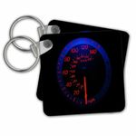 3dRose - Auto Speedometer Glowing in The Dark - Key Chain - (kc-80570-1)