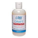 Baker Ross FE585 Craft Varnish Bottle - Pack of 1, Acrylic Varnish, Art and Craft Supplies for Children