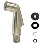 Awelife Kitchen Sink Side Spray Head, Sink Sprayer Attachment, Pull Out Spray Head, Faucet Sprayer Replacement, Brushed Nickel