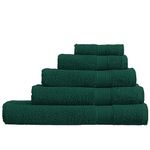 Olivia Rocco Egyptian Cotton Towels, Home Collection Towel 500 GSM, Bath Sheet (Emerald Green)