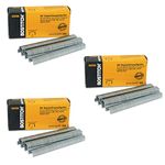 Bostitch B8 PowerCrown Premium Staples, 0.25 Inch Leg, Full-Strip (STCR21151/4), 3 Count