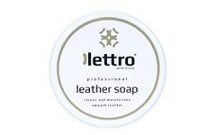 Lettro Leather Soap Effective Cleaning with Moisturizing Conditioning Effect for Saddles, Bags, Car Seats, Furniture, Shoes and Leather Goods, 100 ml, Transparent