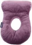 Easy Sleep Ear Pillow Ear for Sleeping with Ear Pain Donut Pillow Adjustable Memory Foam Pillow with Holes for CNH Pain Ear Piercing Protection Support Earplugs for Sleep