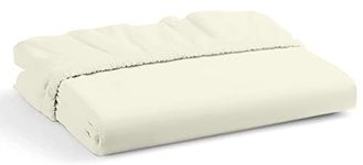 Fitted bed Sheet 40CM Extra Deep Cream Single Bed Size Hotel Quality Poly Cotton (Cream, Single 40CM)