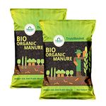TrustBasket Bio Organic Manure (Set of 1) 2 KG for Home, Kitchen, and Terrace Gardening | Rich in Essential nutrients to Promote Plant Growth and Development | Soil Conditioner