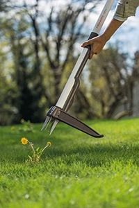Fiskars Light Weed Puller – 90cm Stainless Steel, Black/White Handle
