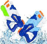 VEYLIN Water Gun Toy for Kids, 2 Pack Powerful Water Pistol Cat Deterrent with 1560ML Moisture Capacity |33ft Long Range Water Toys for Kids Outdoor