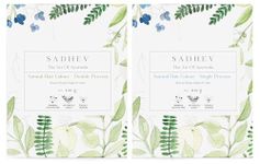 Sadhev Natural Hair Colour Single Process - 100 Gm & Sadhev Natural Hair Colour Double Process - 100 Gm Combo