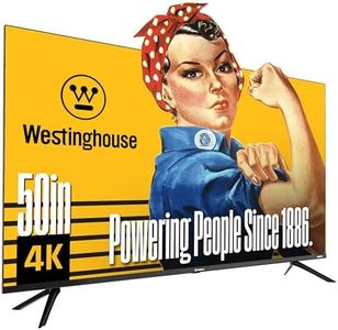 Westinghouse 50-inch Smart TV, 4K UHD Xumo TV w/ HDR10, Voice Remote, Dolby Vision, Edgeless, Flat Screen LED Television w/Apple Home kit, Wi-Fi & Mobile Connectivity
